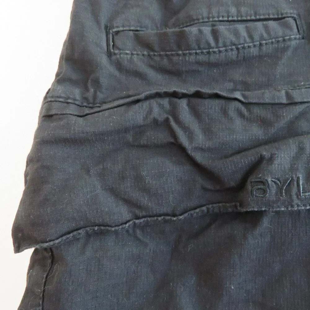 BYLT BASICS Bylt Shorts in Black Cargo Casual - Men's Size M - Picture 8 of 15